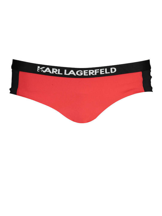 Karl Lagerfeld Bikini Slip Red