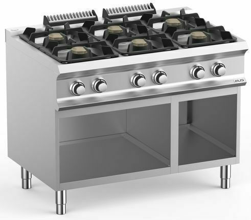 MBM Εστία Υγραερίου Εξαπλή 42kW 110x73x85cm