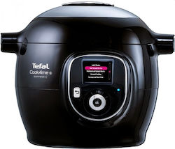 Tefal Cook4me + Connect CY855830 Multifunktionskocher 1450W mit Kapazität 6Es Schwarzer