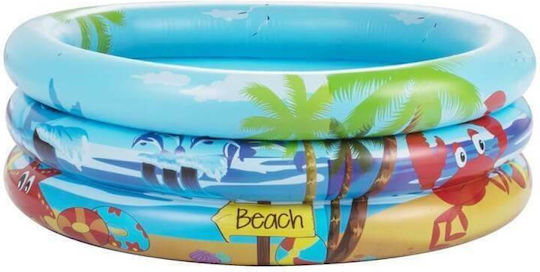 Splash & Fun Children's Round Swimming Pool 55L Inflatable