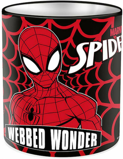 Μεταλλική Μολυβοθήκη Spiderman σε Κόκκινο Χρώμα 11x11εκ. 1τμχ