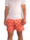 Ανδρικό Μαγιό Σορτς Summer Orange με Σχέδια