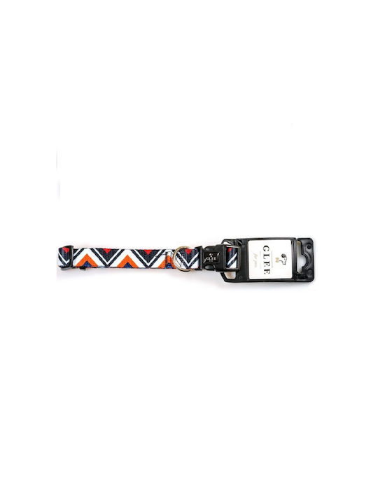 Glee Zig Zag Dog Collar Red Black Small 15mm x 30 - 45cm