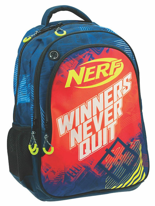 Gim Nerf Winner Σχολική Τσάντα Πλάτης Δημοτικού Πολύχρωμη