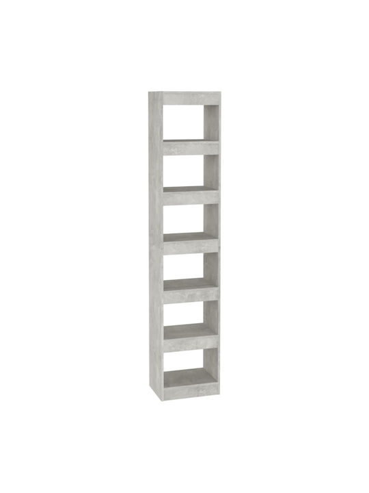 Bookcase Grey 40x30x198cm