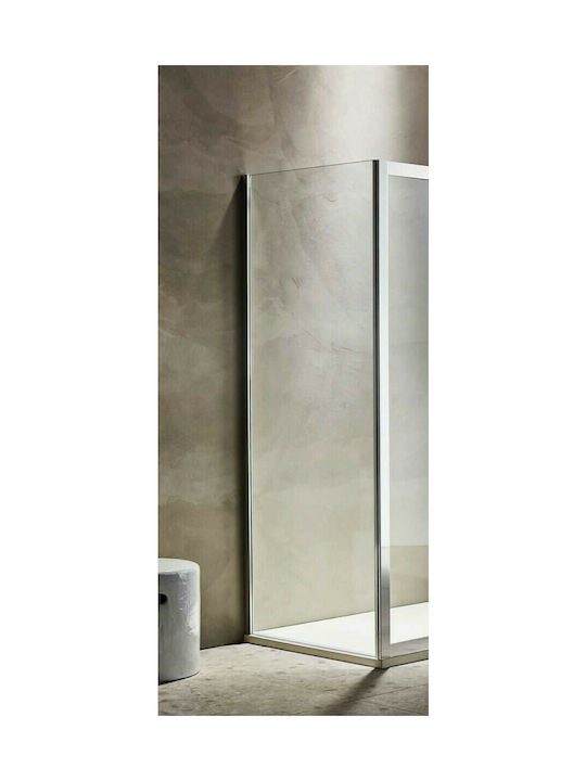 Tema Versus 400 Fixed Side for Shower 70x195cm Clear Glass Chrome