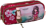 Santoro Fabric Pencil Case Enjoy Little Things with 1 Compartment Multicolour