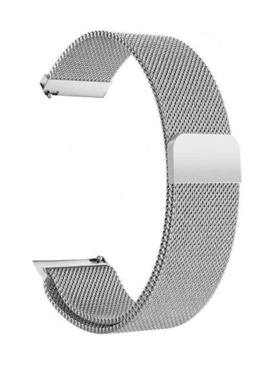 Quickfit Curea Oțel inoxidabil Argint (Galaxy Watch4 / Watch5 / Watch5 ProHonor Magic Watch 2 - Ceas Magic Honor 2Amazfit GTS 3) 36563