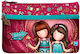 Santoro Carousel Pencil Case Red
