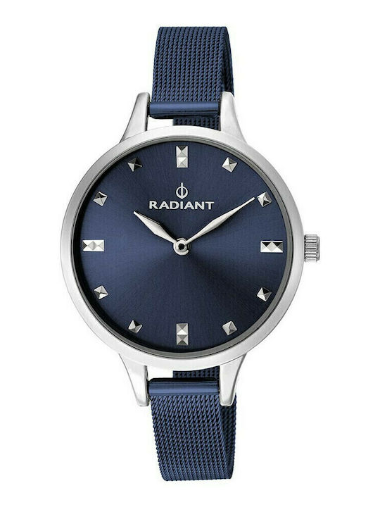 Radiant Women's Watch with Blue Metal Bracelet