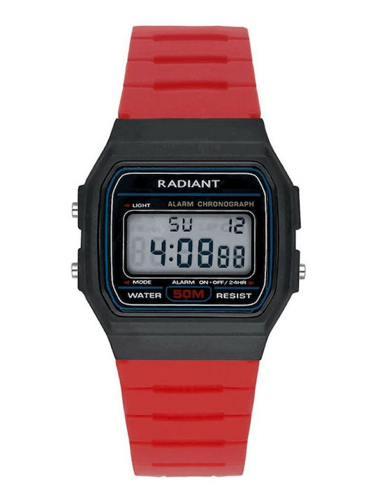 Radiant Digital Damen Uhr Chronograph mit Rot K...