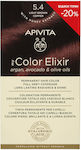 Apivita My Color Elixir Set Hair Dye no Ammonia 5.4 Chestnut Light Bronze 125ml