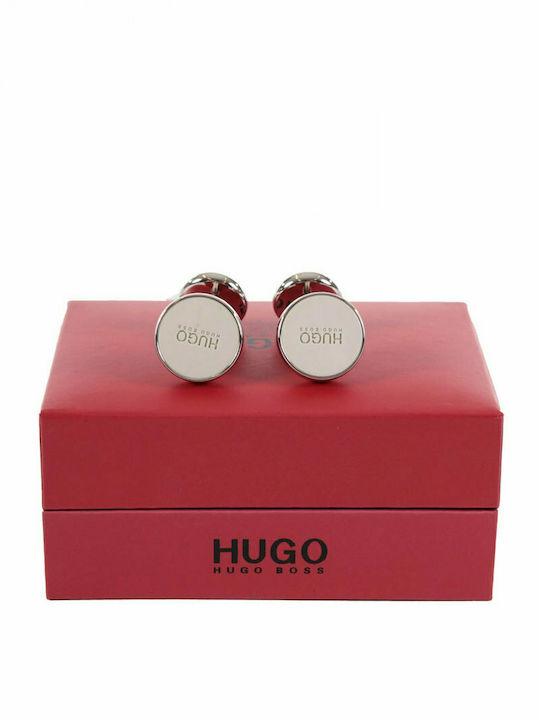 Hugo Boss Cufflink from Steel In White Colour