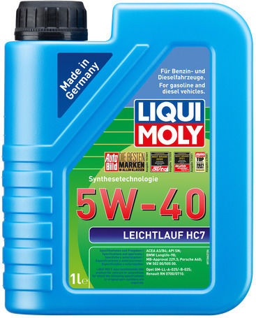 Liqui Moly Leichtlauf Hc7 Λάδι Αυτοκινήτου 5W-40 1lt