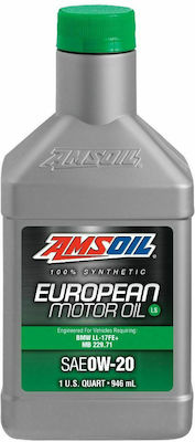 Amsoil Συνθετικό Λάδι Αυτοκινήτου LS Synthetic European 0W-20 0.946lt