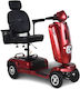 Promoting Medical PE0605A Folding Wheelchair Scooter Red