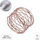 GloboStar Gourmet Napkin Ring Metallic Pink