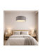 Pakketo PWL-1091 Pendant Ceiling Light Gray with E27 Socket 38x38x70cm