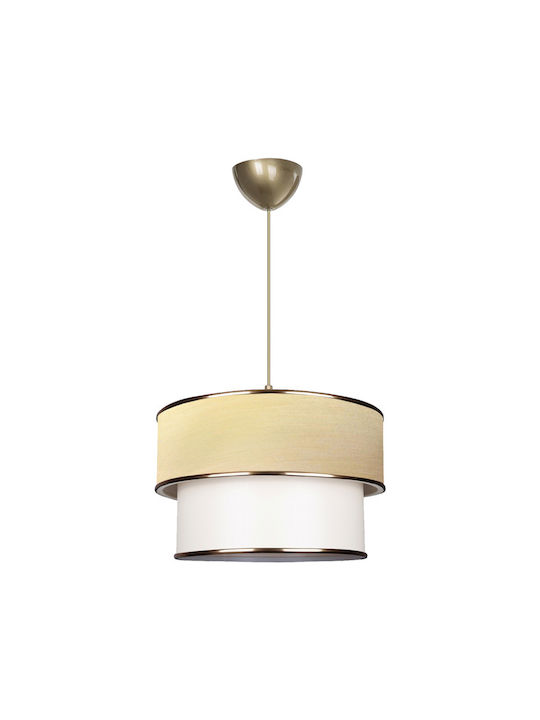 Pakketo PWL-1089 Pendant Light Gold with Socket E27 30x30x20cm