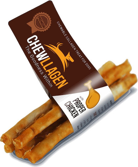 Chewllagen Chewllagen Stick Treat for Dogs of Medium Breeds with Chicken 13cm 45gr 5pcs