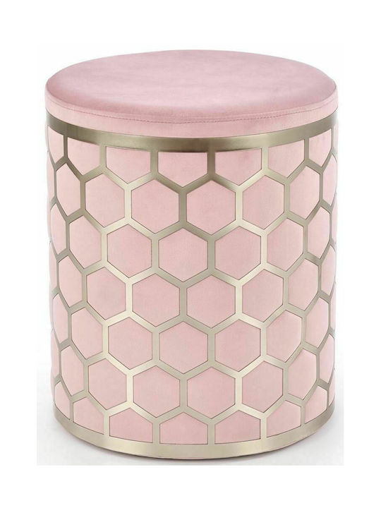 Stool For Living Room Aqara Pink 36x36x44cm