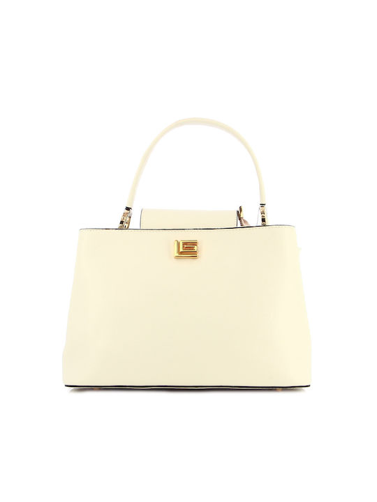 6600 Leather Women's Bag Shoulder Beige 687000426600