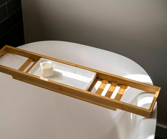 Andrea House Bathtub Shelf Bamboo 70x15x5cm Brown