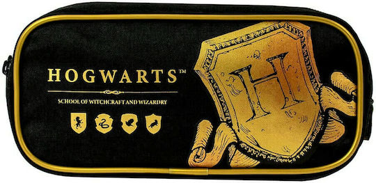Blue Sky Studios Hogwarts Shield Pencil Case Black