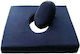 Alpha Foam Visco Memory Coccyx Seat Cushion with Memory Foam & Hole 42x40x5.5cm Blue