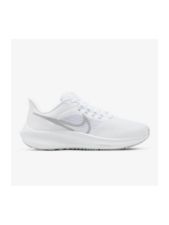 Air Zoom Pegasus 39 Sport Shoes Running White / Metallic Silver / Pure Platinum