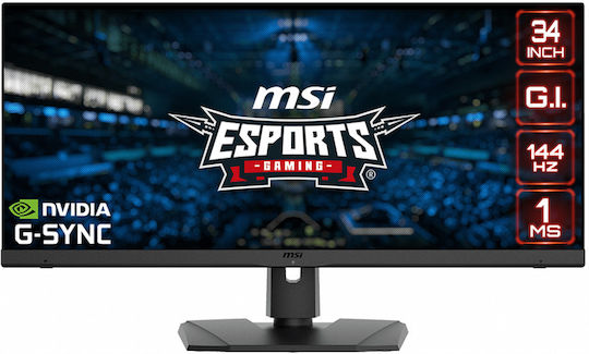 MSI Optix MPG341QR Ultrawide IPS HDR Spiele-Monitor 34" QHD 3440x1440 144Hz