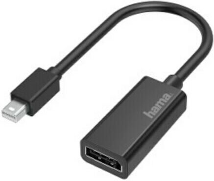 HAMA Конвертор mini DisplayPort мъжки към DisplayPort женски Черен 1бр 00200331
