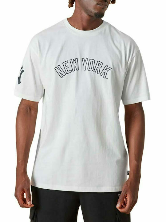 New Era Washed Pack Wordmark Men's Short Sleeve T-shirt White