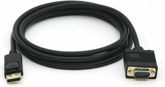 Equip Cable DisplayPort male - VGA male 2m Black (119338)