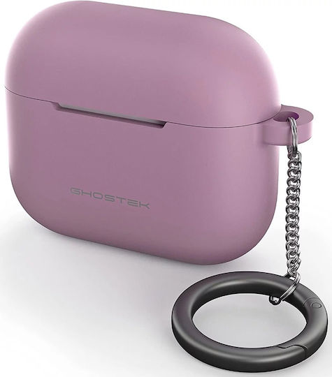 Ghostek Tunic Θήκη Σιλικόνης με Γάντζο σε Ροζ χρώμα για Apple AirPods 3