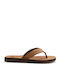 Carver Δερμάτινα Ανδρικά Σανδάλια Tan/Patte