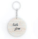Christening Favor with Keychain Little Star made of Wood 24pcs
