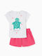 Zippy Kids Set with Shorts Summer 2pcs White