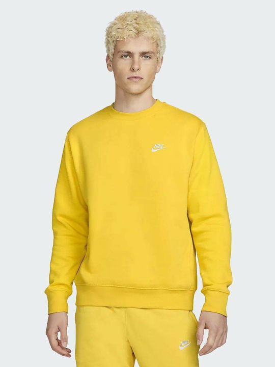 Nike Club Φούτερ Κίτρινο