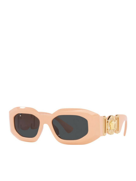 Versace Women's Sunglasses with Pink Horn-Rimme...