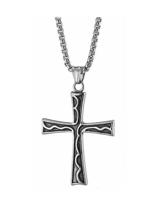Oxzen Cross from Steel with Chain