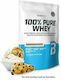 Biotech USA 100% Pure Whey with Concentrate, Isolate, Glutamine & BCAAs Πρωτεΐνη Ορού Γάλακτος Χωρίς Γλουτένη με Γεύση Cookies & Cream 454gr