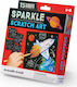 Crocodile Creek Painting Sparkle Scratch Art Space for Children 5+ Years 16 Pieces