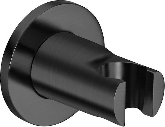 Roca Shower Head Holder Black Titanium