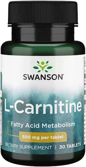 Swanson L-Carnitine 500mg 30 tabs