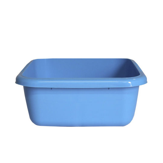 Viomes Lavoar Pătrat 34x34x14cm. Capacitate 9lt Albastru