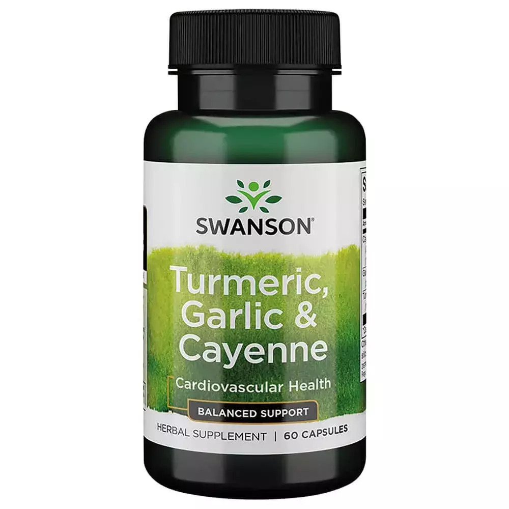 Swanson Turmeric, Garlic & Cayenne 60 κάψουλες Skroutz.gr