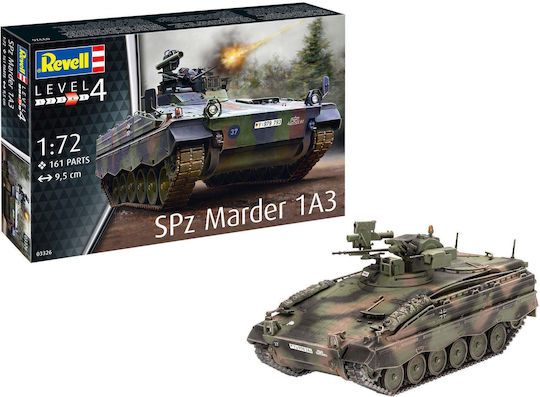 Revell SPz Marder 1A3 Modellfigur Tank 161 Teile im Maßstab 1:72 9.5cm.