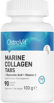 OstroVit Marine Collagen With Hyaluronic Acid & Vitamin C 90 ταμπλέτες