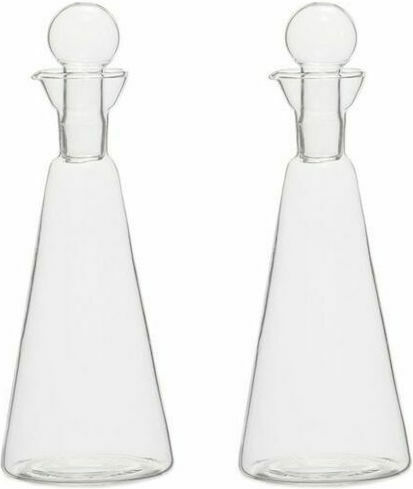 Andrea House Öl- & Essigspender-Set Glas mit Ausgießer 200ml
